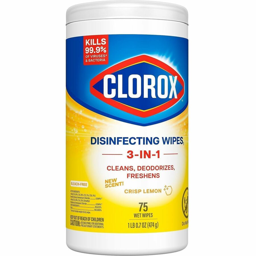 Clorox Disinfecting Cleaning Wipes Value Pack - Bleach-free - Right