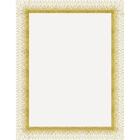 Geographics Confetti Gold Design Poster Board - Fun and Learning, Project, Sign, Display, Art - 28" Height x 22" Width - Yellow - 25 / Carton