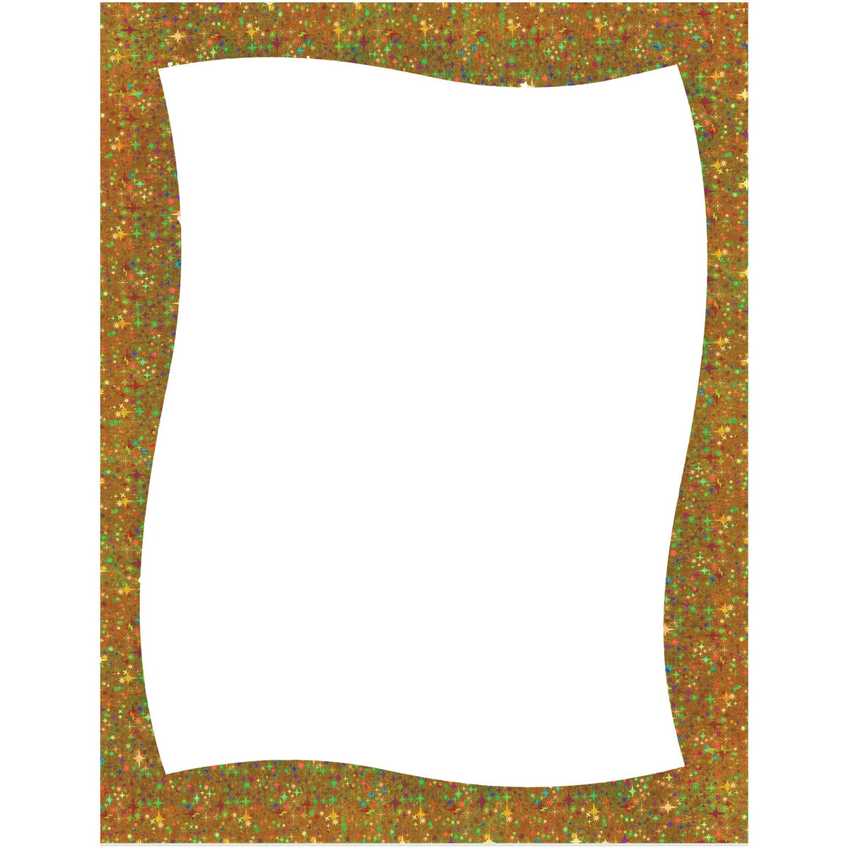 Geographics Galaxy Gold Frame Poster Board - Fun and Learning, Project, Sign, Display, Art - 28" Height x 22" Width - Yellow - 15 / Carton