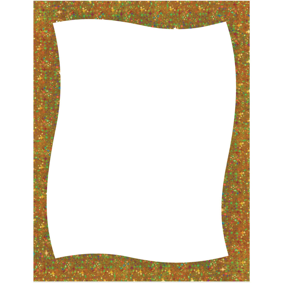 Geographics Galaxy Gold Frame Poster Board - Fun and Learning, Project, Sign, Display, Art - 28" Height x 22" Width - Yellow - 15 / Carton