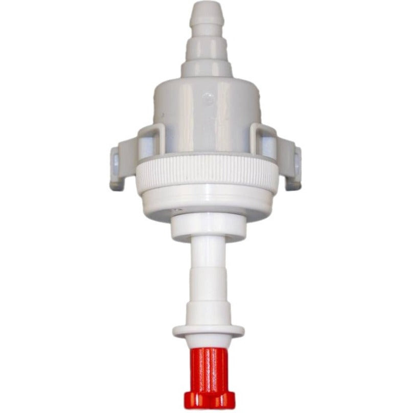 Impact Hands Free Soap Dispenser - Automatic - Support 6 x AA Battery - Key Lock - White - 1 Each