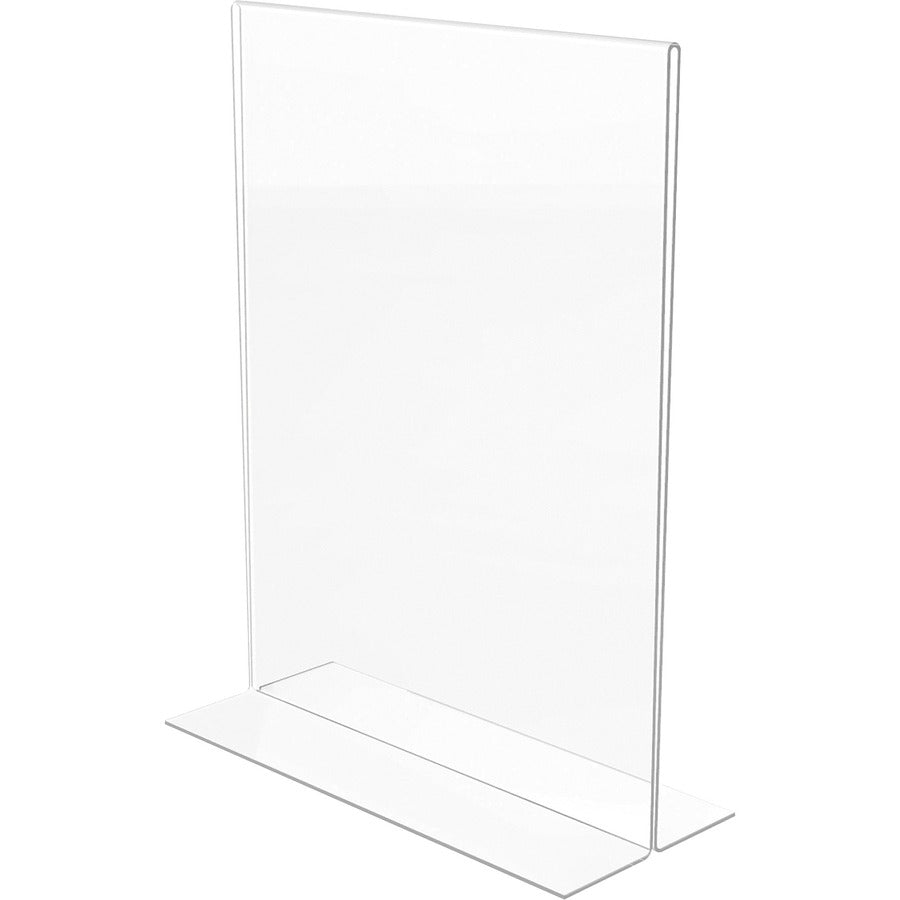 Lorell T-base Standing Sign Holders - Left