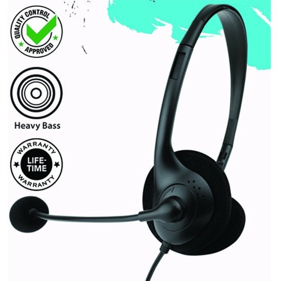 Maxell HP-BPB 199317 Headset: Stereo Binaural Black