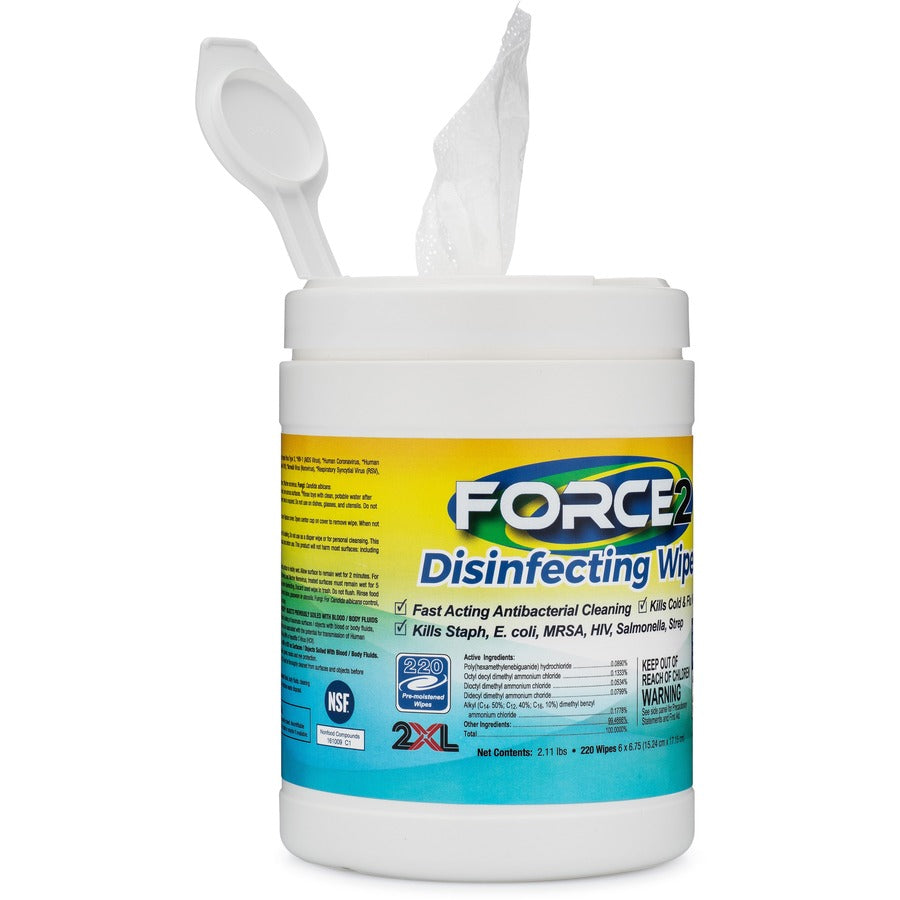 2XL FORCE2 Disinfecting Wipes - Right