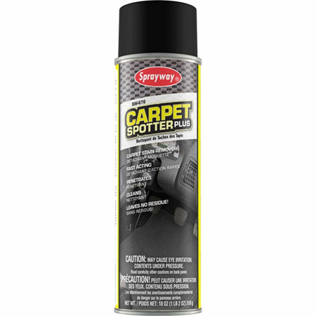 Sprayway Spot & Stain Remover - For Carpet - Spray - Stain Resistant, Fast Acting, Wet Strength - White - 1 Each