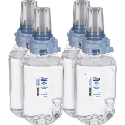 PURELL® Hand Sanitizer Foam Refill - Clean Scent - 23.67 fl oz - Pump Bottle Dispenser - Kill Germs - Hand - Moisturizing - Clear - 4 / Carton