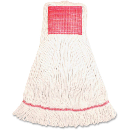 Genuine Joe Synthetic Blend Large Mophead - Large - Rayon, Cotton, Synthetic Fiber - 1 Each