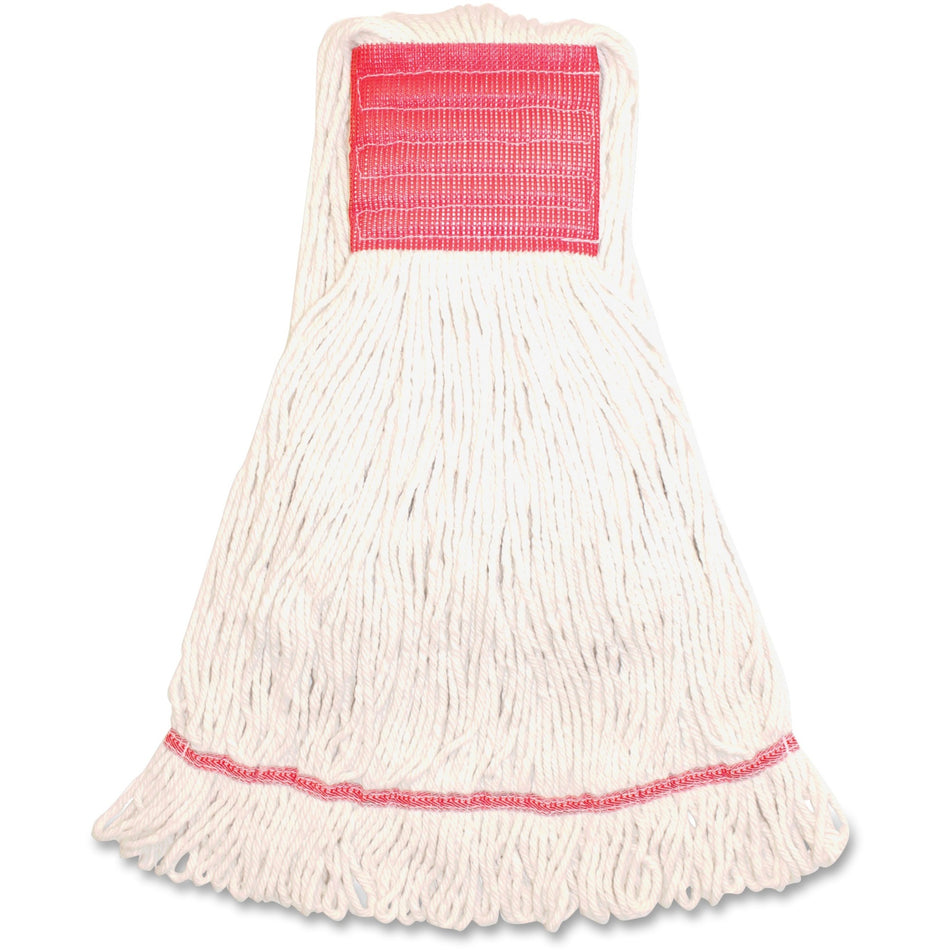 Genuine Joe Synthetic Blend Large Mophead - Large - Rayon, Cotton, Synthetic Fiber - 1 Each