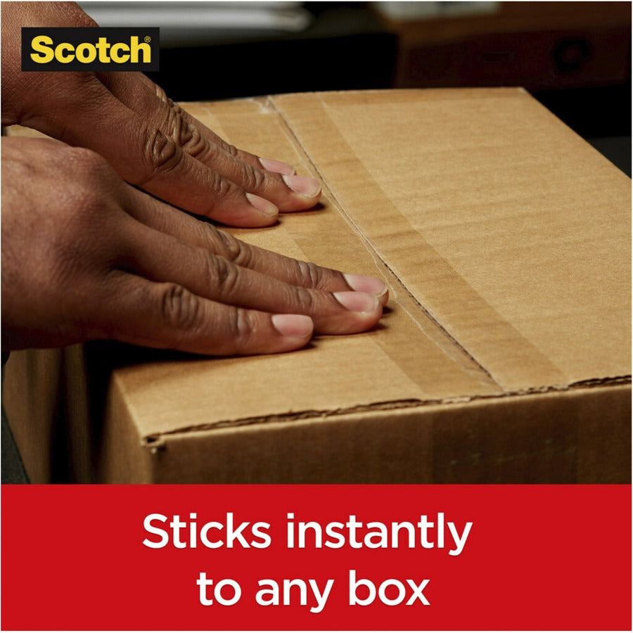 Scotch Box Lock Packaging Tape Refill - 55 yd Length x 1.88" Width - Clear - 6 / Pack