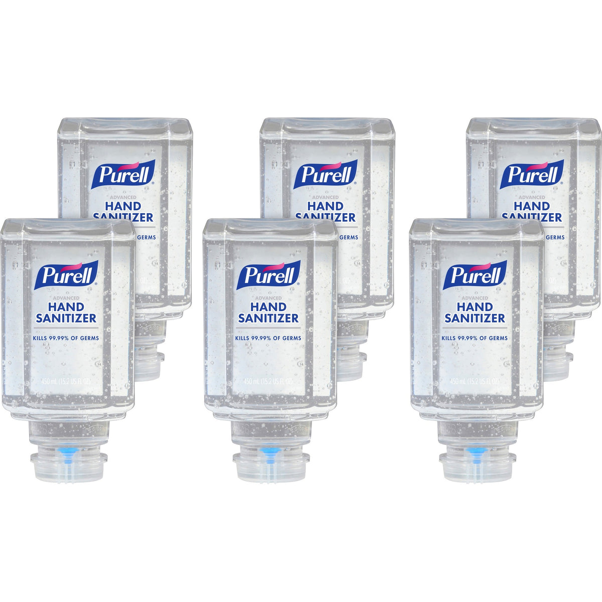 PURELL® Hand Sanitizer Gel Refill - Clean Scent - 15.22 fl oz - 6/Carton - Skin Care Dispensers & Refills