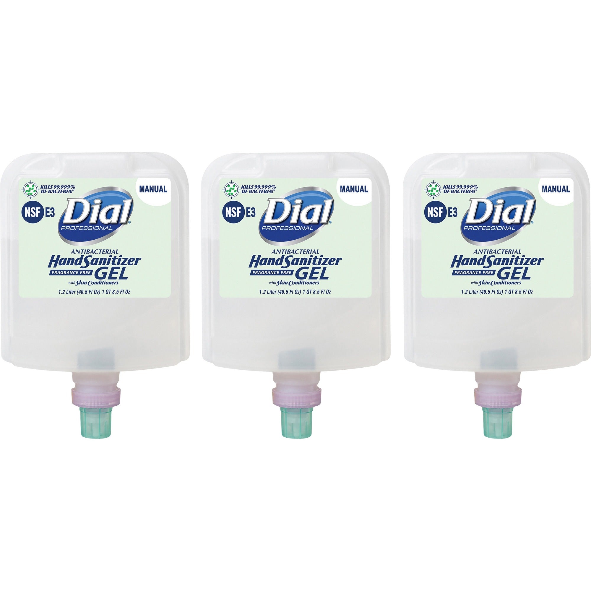 Dial Hand Sanitizer Gel Refill - Bacteria Remover for Healthcare & More - Skin Care Dispensers Refills