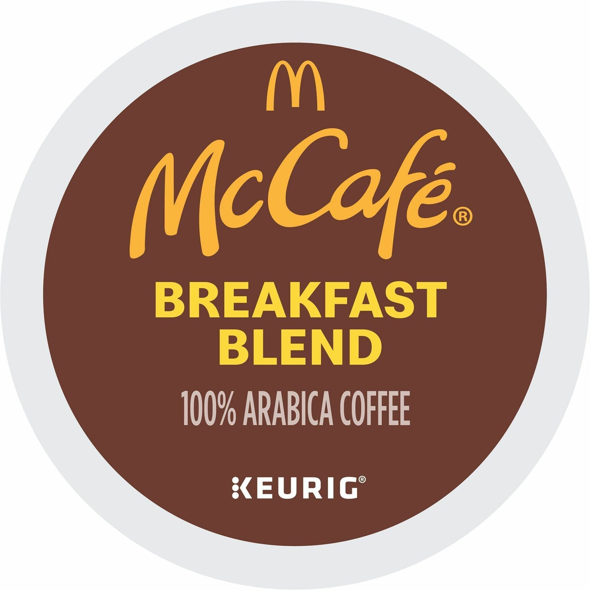 McCaf&eacute;® K-Cup Breakfast Blend Coffee - Compatible with Keurig Brewer - Light - K-Cup - 24 / Box