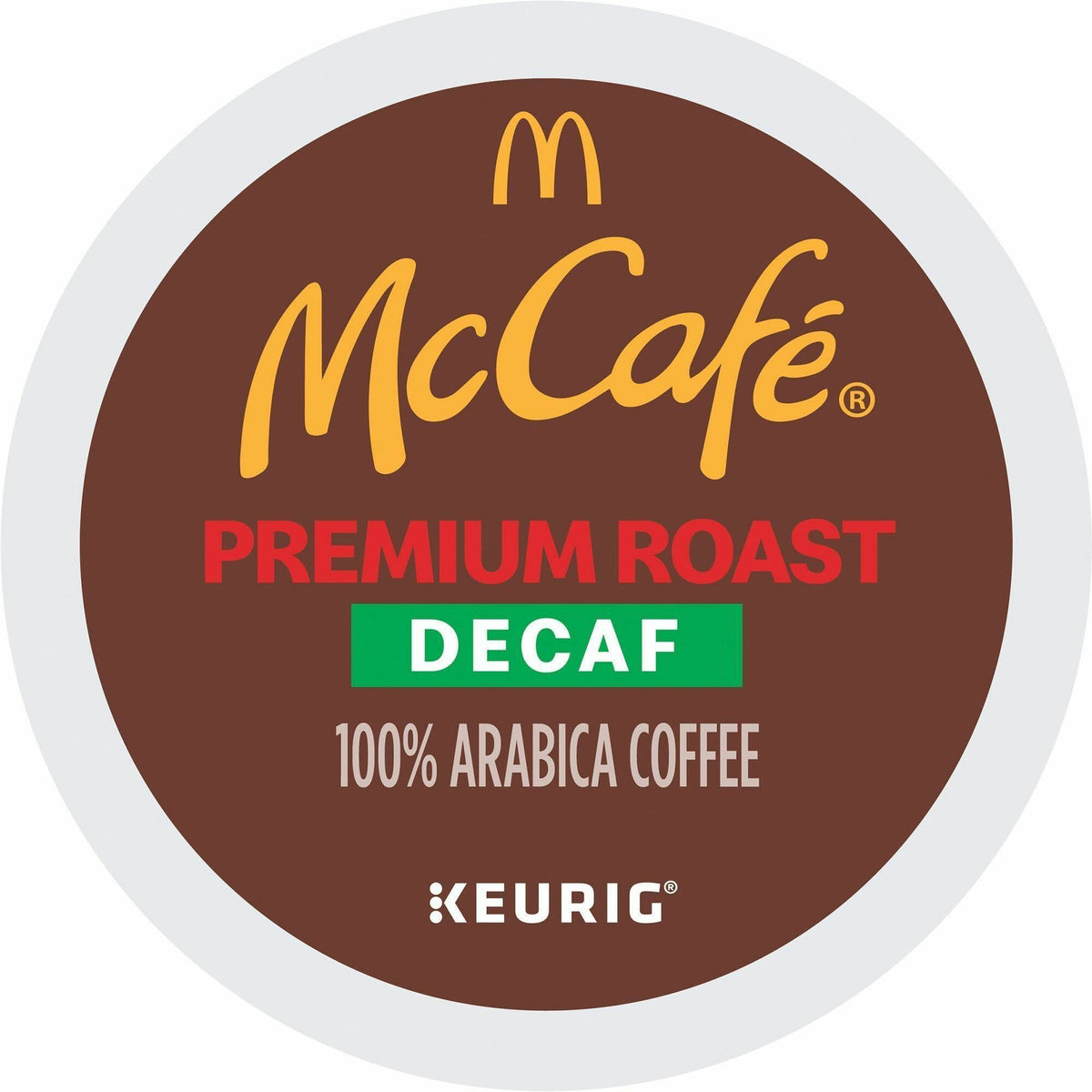 McCaf&eacute;® K-Cup Decaf Premium Roast Coffee - Compatible with Keurig Brewer - Medium - K-Cup - Premium Roast - Decaffeinated - 24 / Box