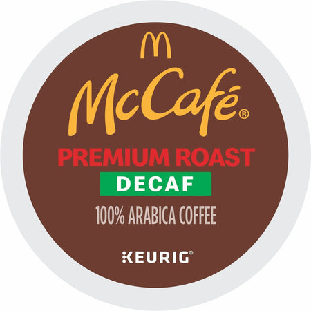 McCaf&eacute;® K-Cup Decaf Premium Roast Coffee - Compatible with Keurig Brewer - Medium - K-Cup - Premium Roast - Decaffeinated - 24 / Box