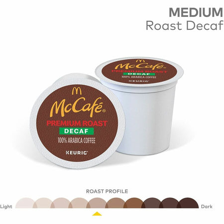 McCafé® K-Cup Decaf Premium Roast Coffee - Compatible with Keurig Brewer - Medium