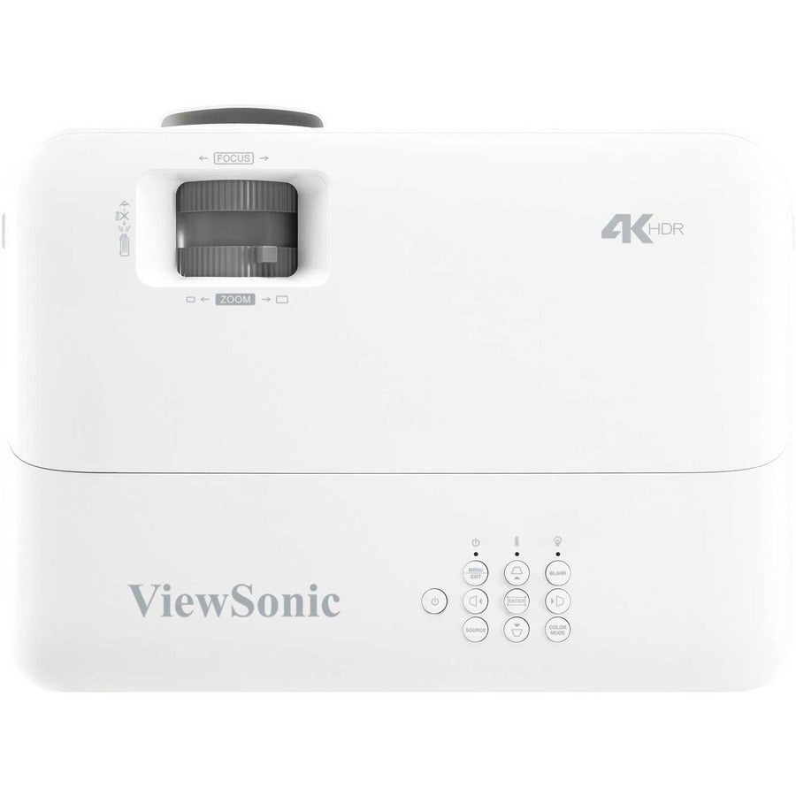 ViewSonic PX701-4K Standard Throw DLP Projector - 16:9 - Ceiling Mountable - 3840 x 2160 - Front - 2160p - 6000 Hour Normal Mode - 20000 Hour Economy Mode - 4K UHD - 12,000:1 - 3200 lm - HDMI - USB - Home