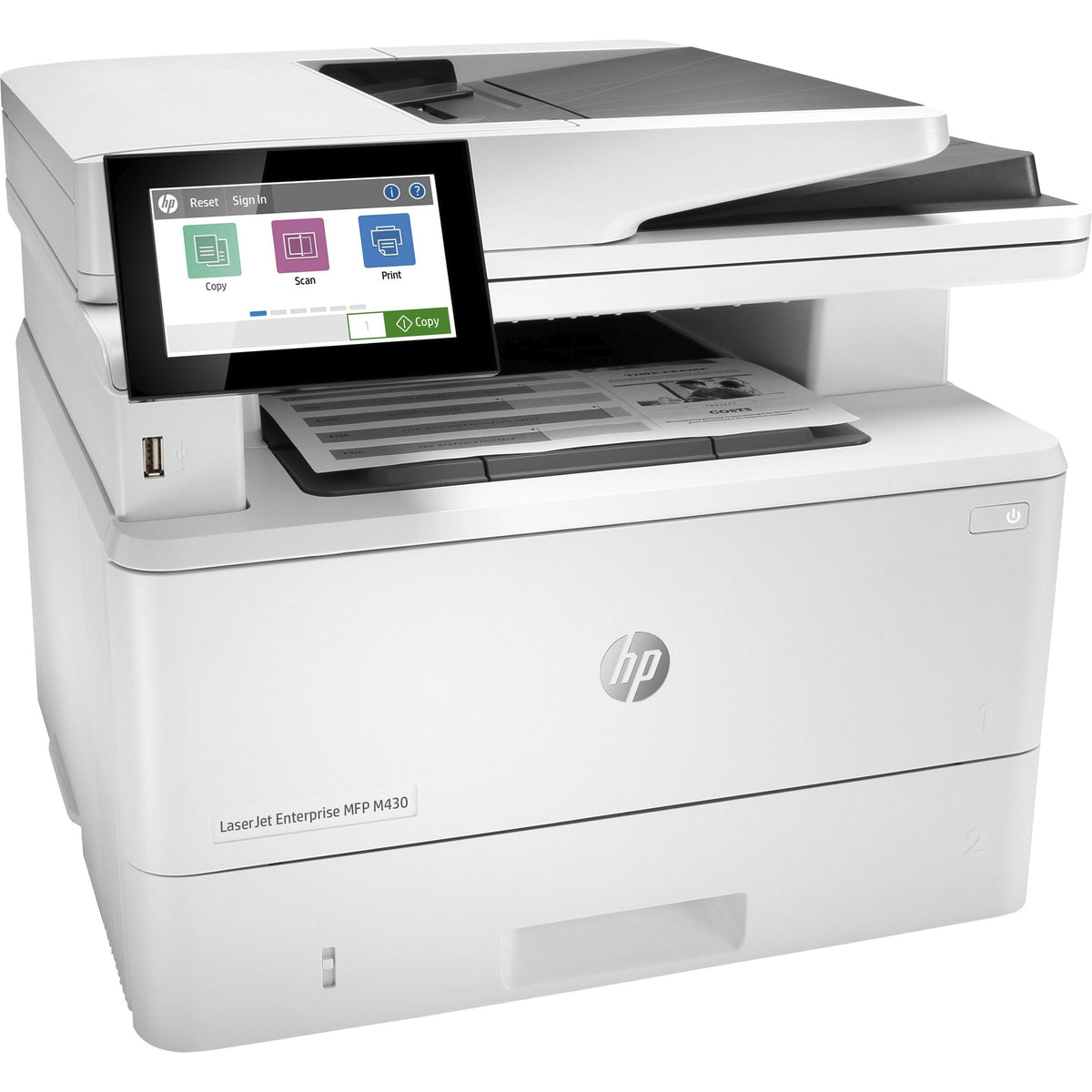 HP LaserJet Enterprise M430f Laser Multifunction Printer - Monochrome - 2000