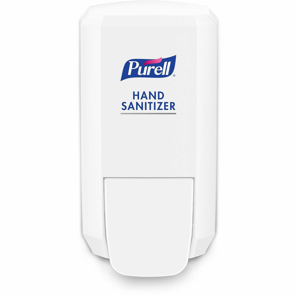 PURELL® CS2 Hand Sanitizer Dispenser (4142-06) for CS2 Hand Sanitizer Refills - Manual - 1.06 quart Capacity - Durable, Wall Mountable, Compact, Push Button - White - 1 Each