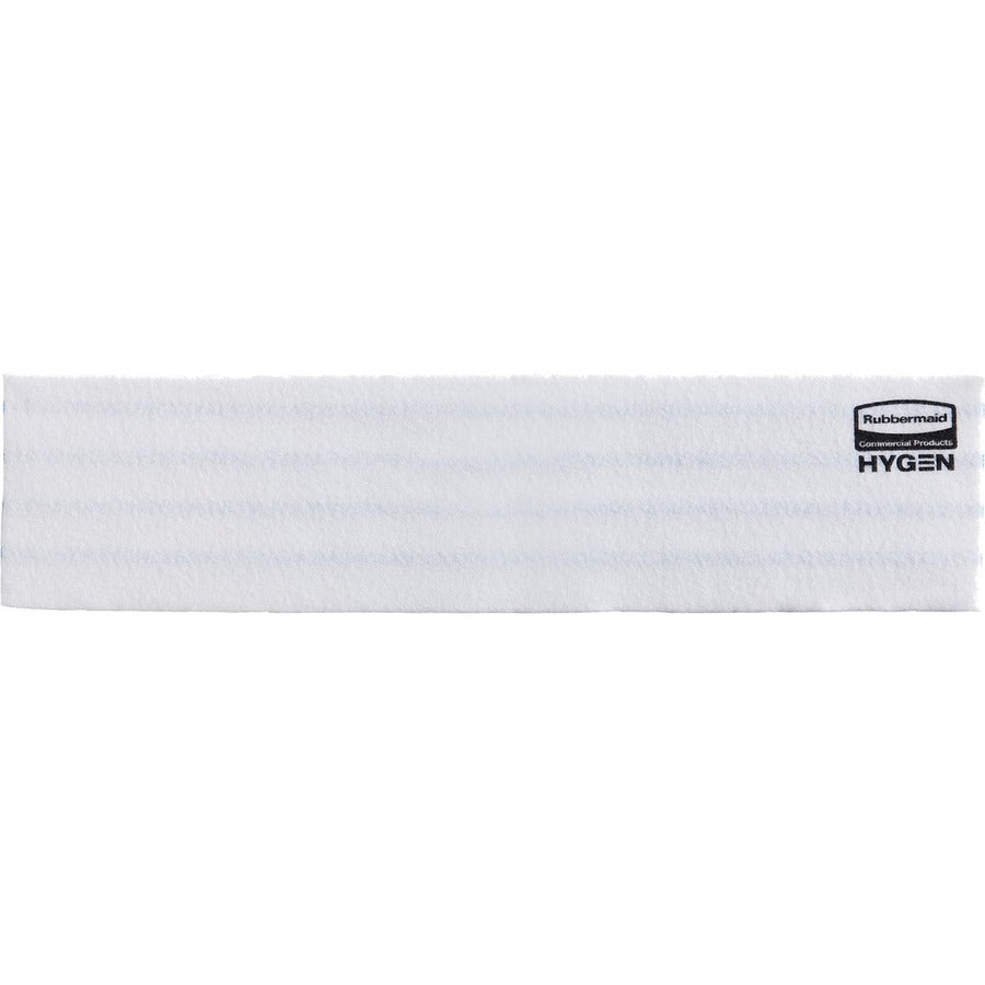 Rubbermaid Commercial HYGEN Disposable Microfiber Pads - 19" Width x 4.8" Depth - MicroFiber, Polyester - 50.0 Per Pack - 3 / Carton