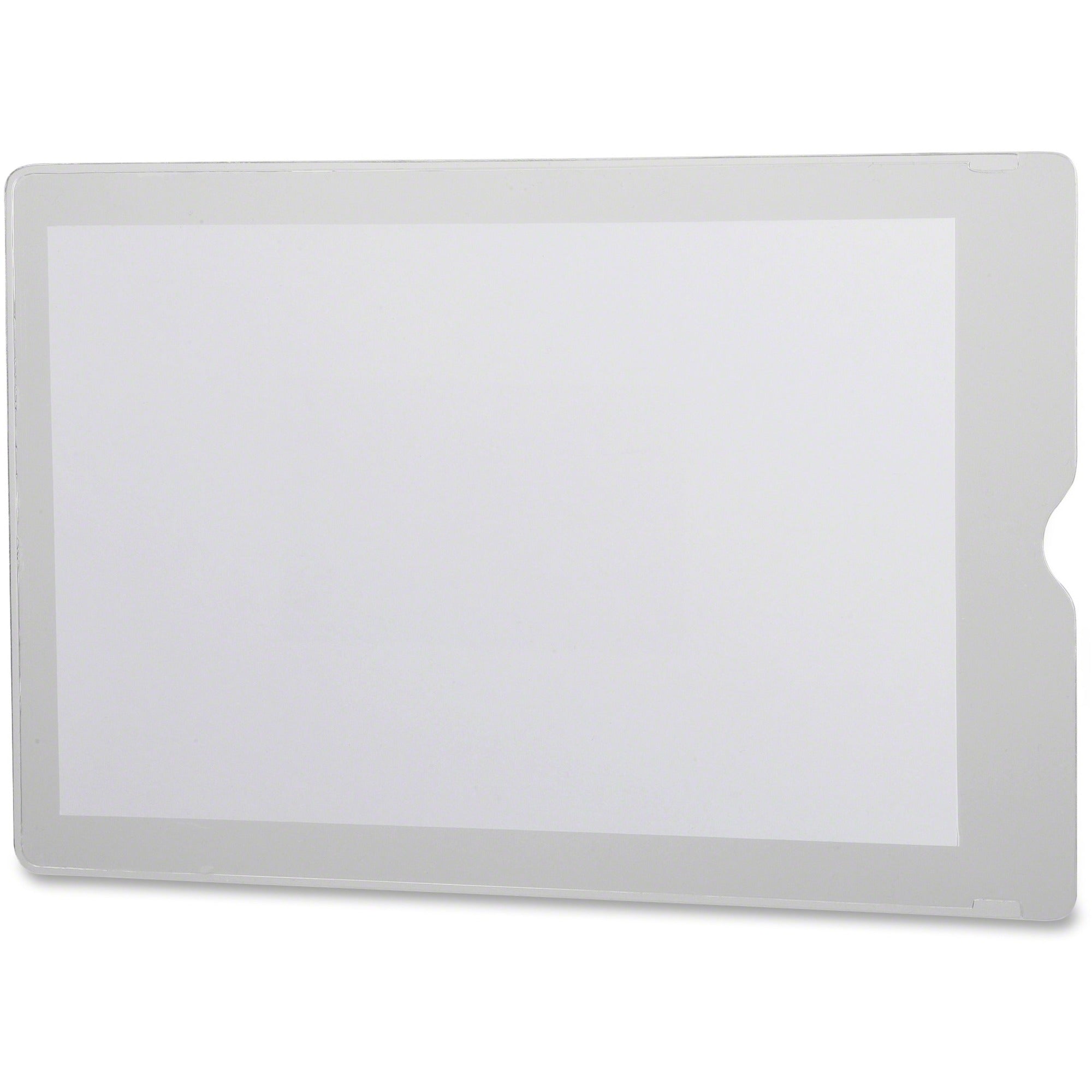 Pendaflex Utili-Jac Envelope Jackets - Document - 8" Width - Clear - Vinyl, Plastic - 50 / Box