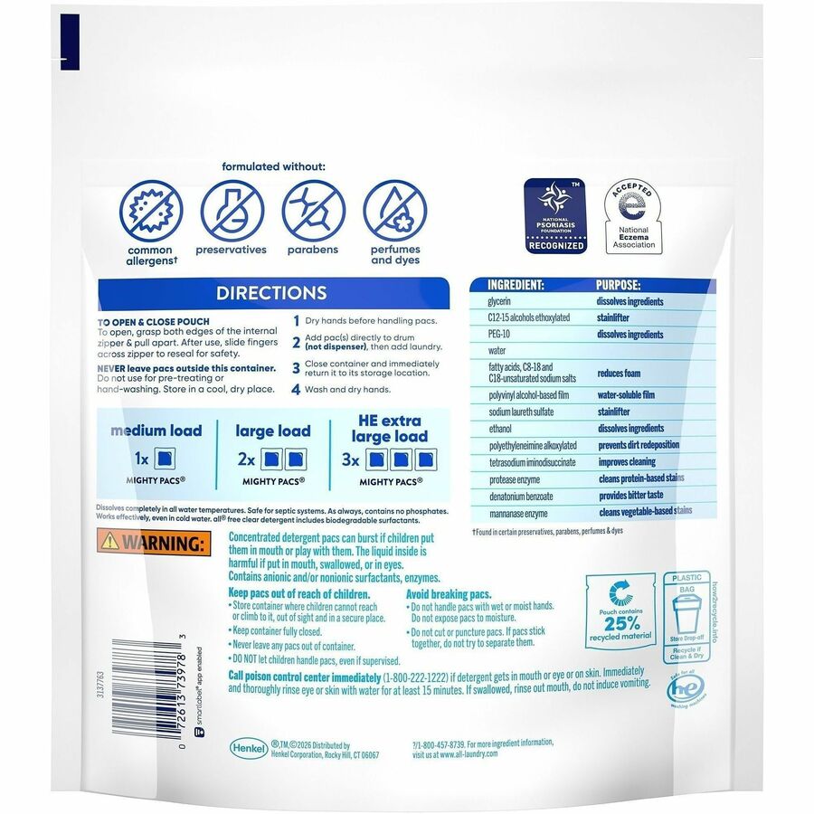all All Free Clear Mightypacs Laundry Pods - Alternate-Image2