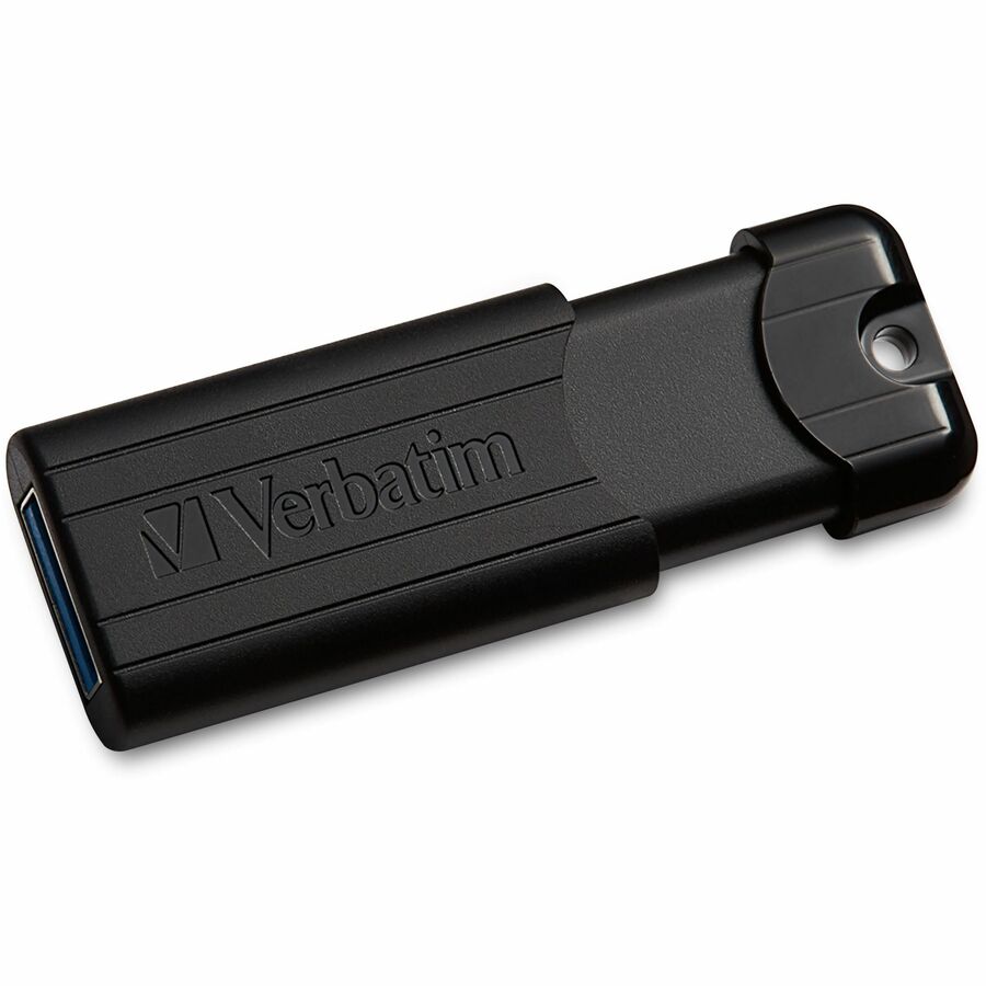 Microban 32GB PinStripe USB 3.2 Flash Drive Business Pack - 32 GB - USB 3.2 (Gen 1) Type A - Black - Lifetime Warranty - 10 / Pack