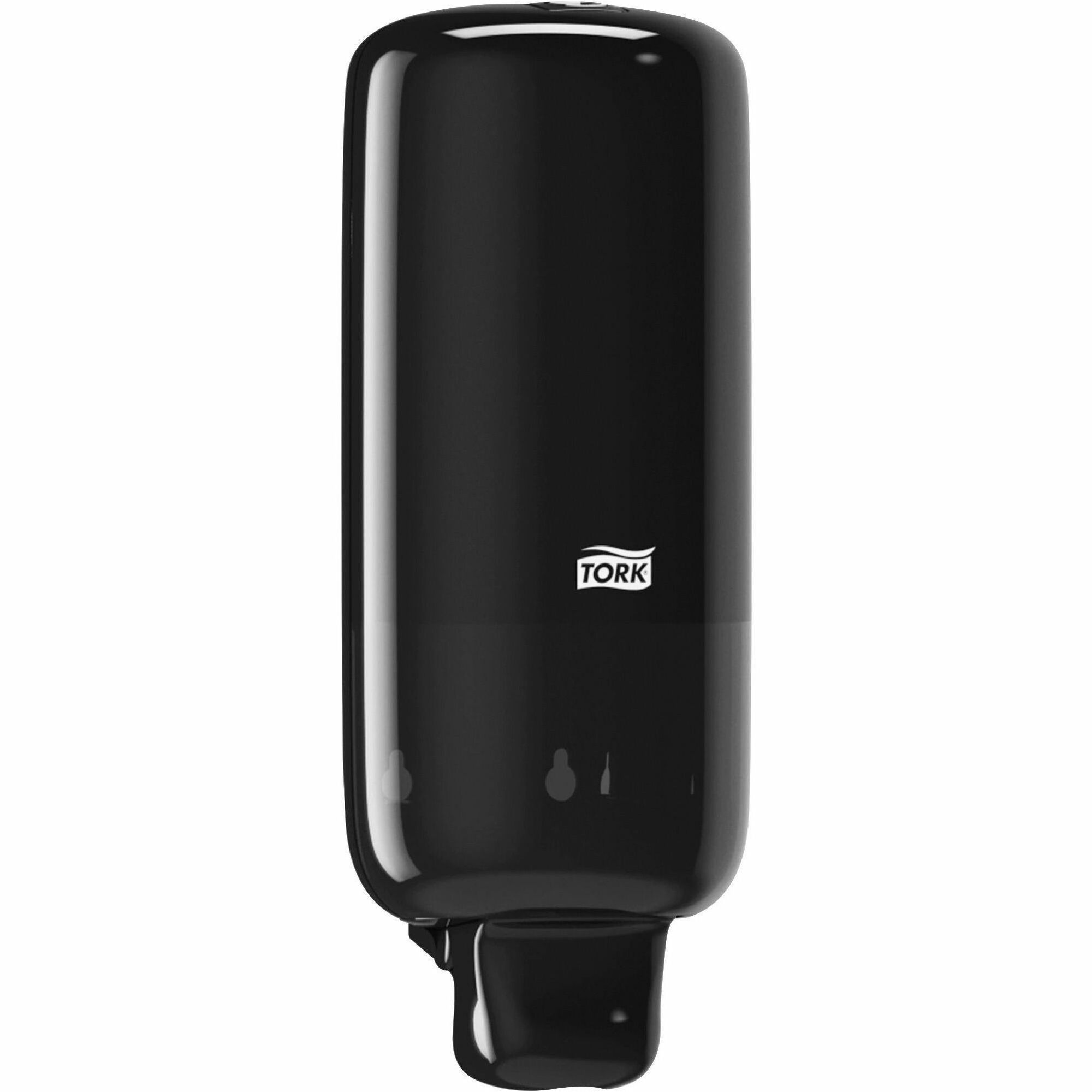 TORK Foam Skincare Manual Dispenser - Manual - Hygienic - Black - 1 Each