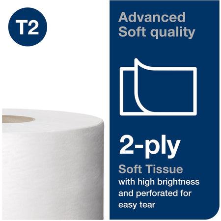 TORK Mini Jumbo Toilet Paper Roll White T2 - Alternate-Image7