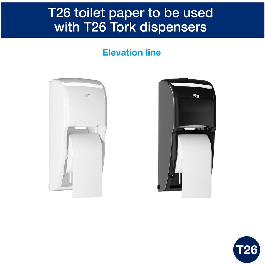 TORK High-Capacity Toilet Paper Roll White T26 - Alternate-Image7