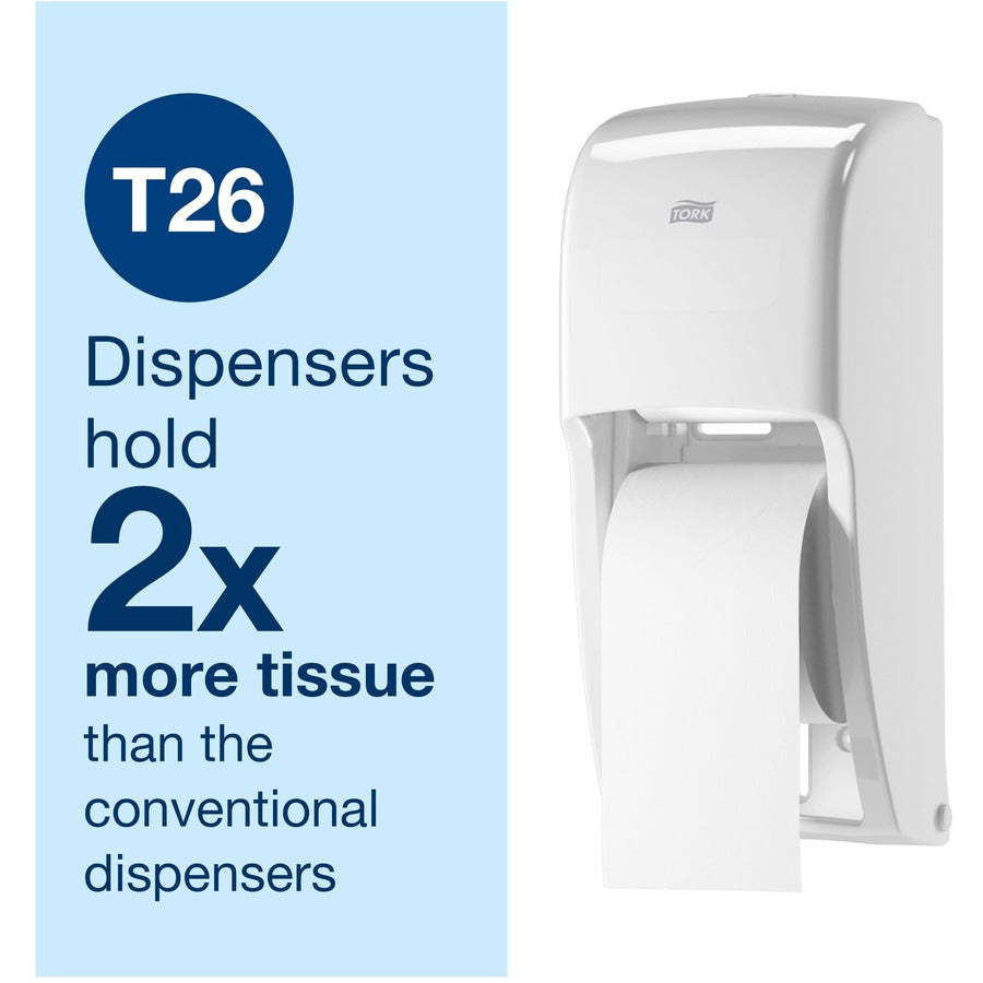 TORK High-Capacity Toilet Paper Roll White T26 - Alternate-Image1
