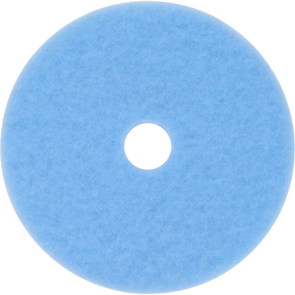 3M Sky Blue Hi-Performance Burnish Pad 3050 - Round20" Diameter x 1" Thickness - Burnishing - Linoleum, Sheet Vinyl, Vinyl Composition Tile (VCT) Floor - 1500 rpm to 3000 rpm Speed Supported - Durable - Polyester Fiber - Sky Blue - 5 / Carton