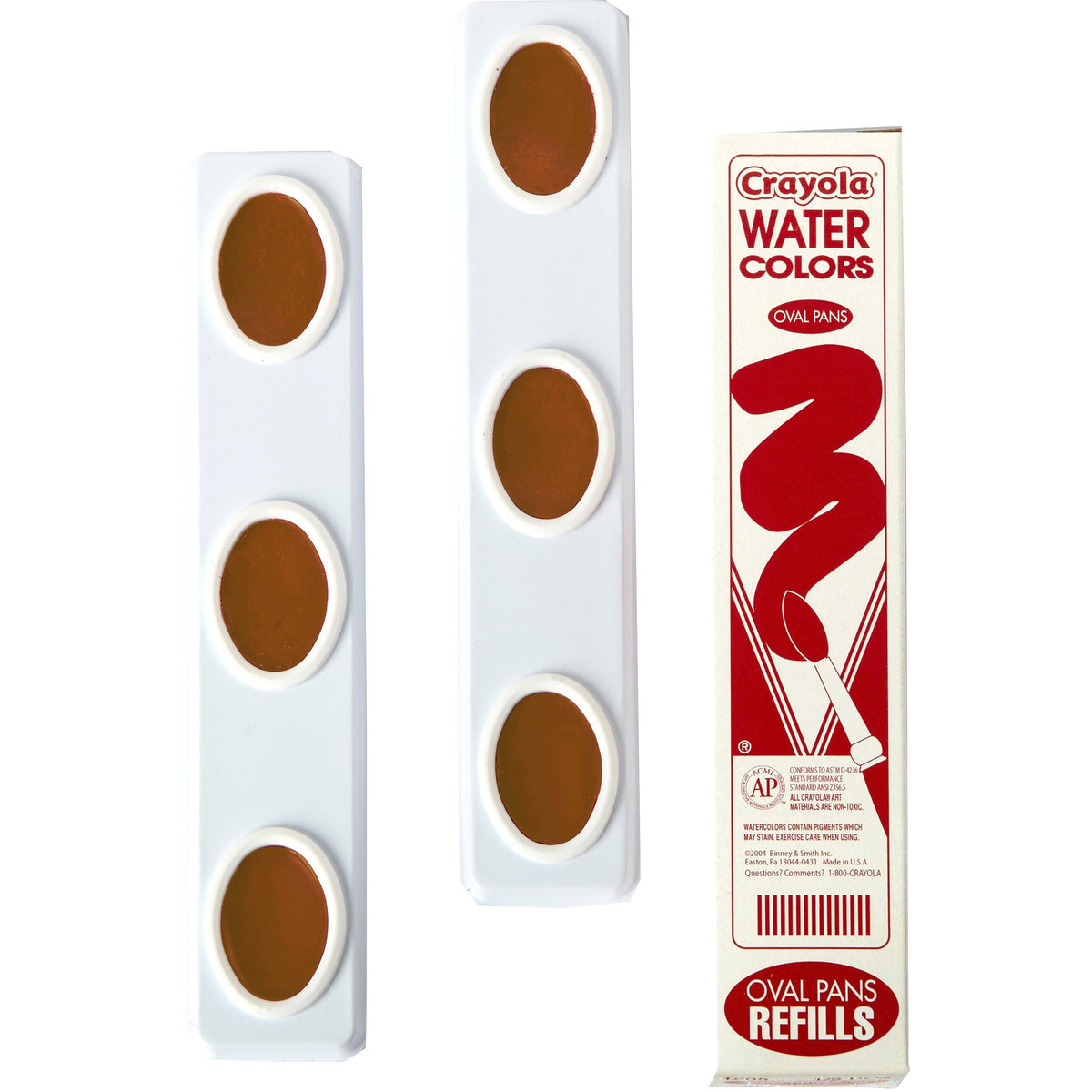 Crayola Watercolor Paint Refill - Brown - Washable - 1 Each