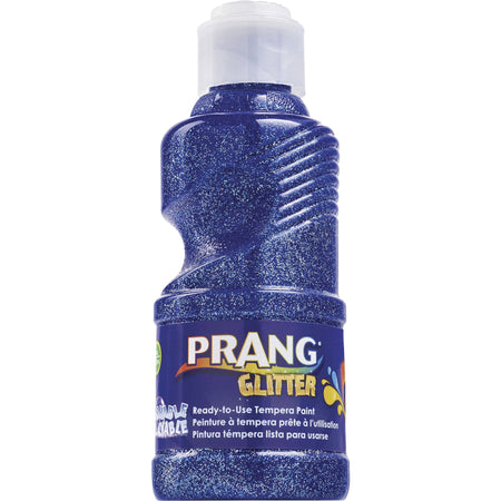 Prang Ready-to-Use Glitter Paint - Glitter Blue - 8 fl oz - Washable - 1 Each