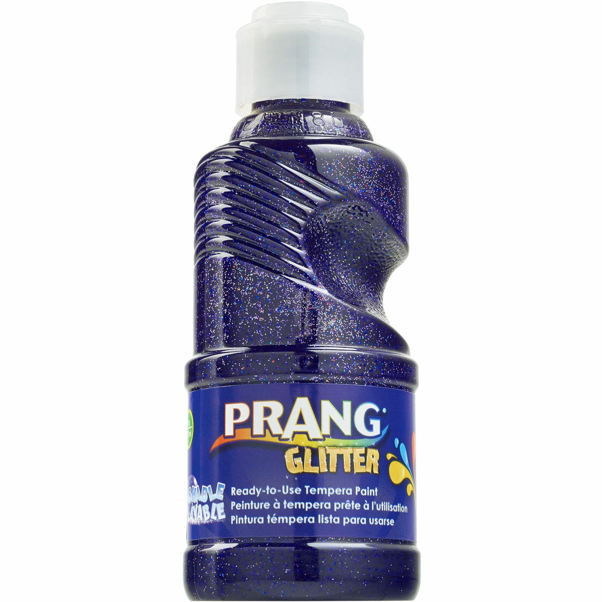 Prang Ready-to-Use Glitter Paint - Glitter Purple - 8 fl oz - Washable - 1 Each