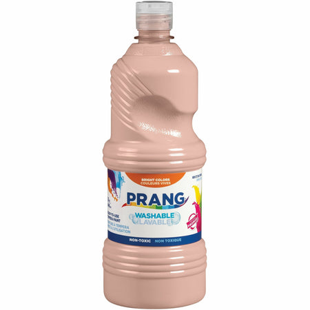 Prang Ready-to-Use Washable Tempera Paint - Peach - 1 quart - Washable - 1 Each