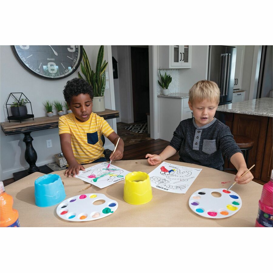 Prang Ready-to-Use Washable Tempera Paint - Peach - 8 fl oz - Washable - 1 Each