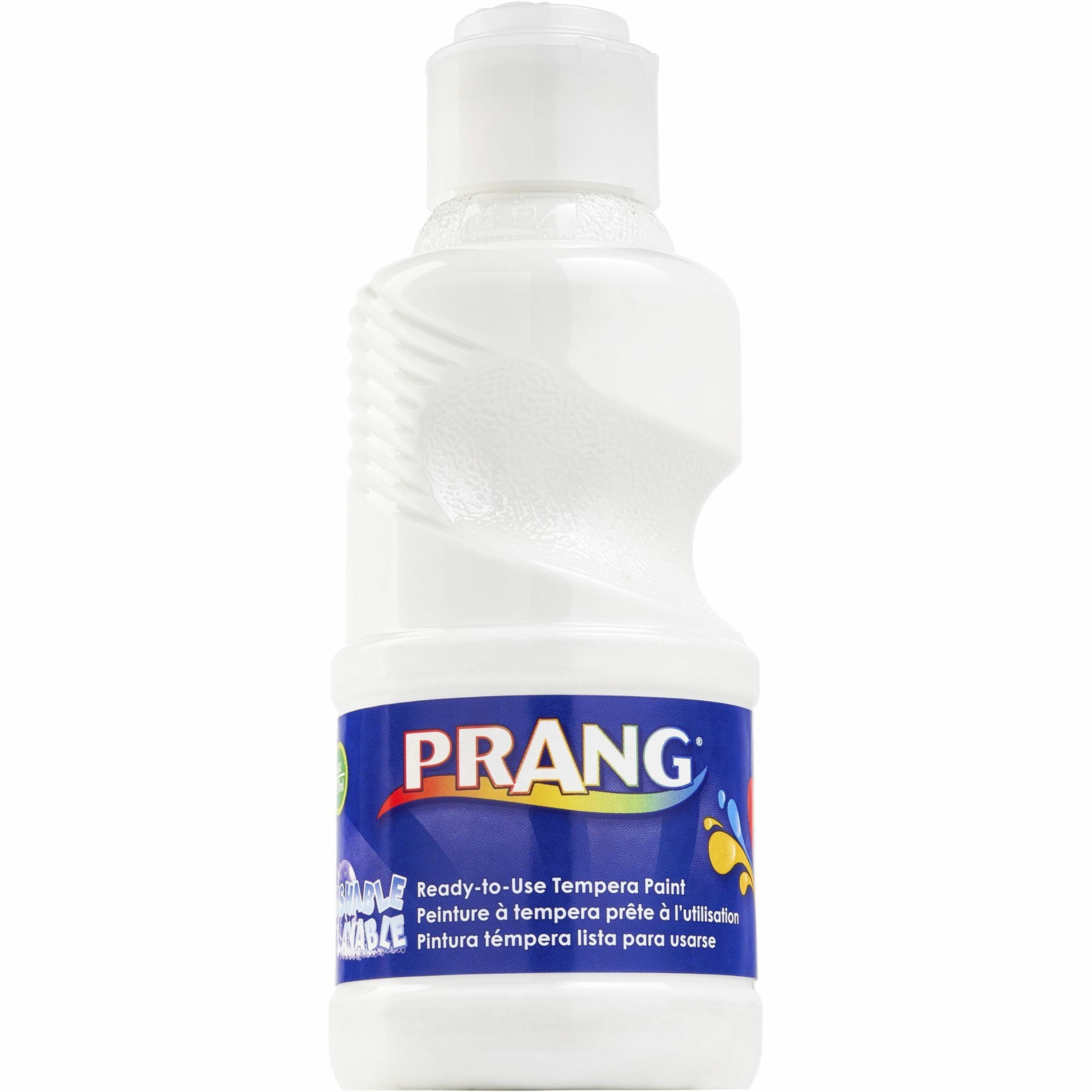 Prang Ready-to-Use Washable Tempera Paint - White - 8 fl oz - Washable - 1 Each