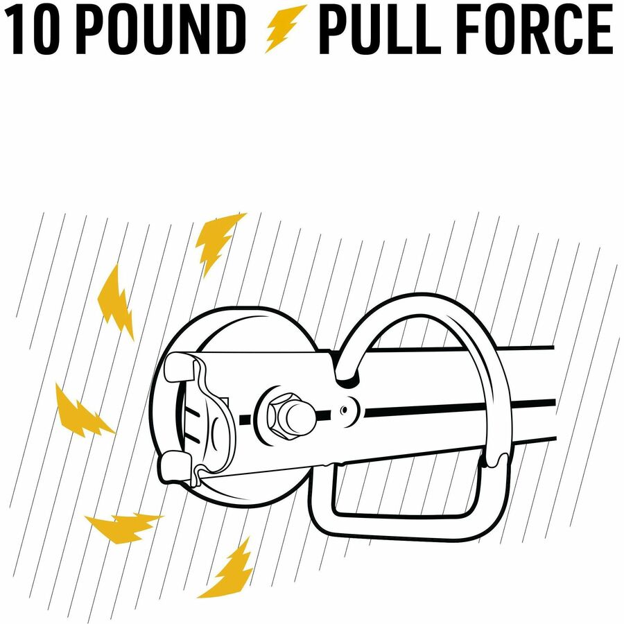Avery®Magnetic Hanging Binder Rings - 1 1/2" Binder Capacity - 8 1/2" x 11" Sheet Size - 375 Sheet Capacity - 3 Ring(s) - Fastener(s): Slant Ring - Pocket(s): 0 - Metal - Silver - Wrinkle-free - 1 Each