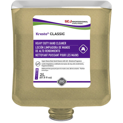 SC Johnson Kresto Classic Hand Cleaner - 2.11 quart - Soil Remover - Washroom, Industrial - Non-toxic, Heavy Duty - 4 / Carton