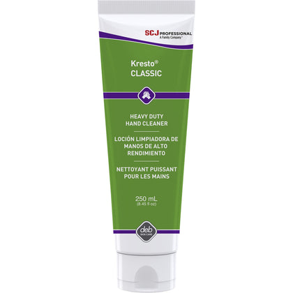 SC Johnson Kresto Classic Hand Cleaner - 8.50 fl oz - Soil Remover, Oil Remover, Grease Remover, Lubricant Remover, Carbon Remover - Washroom, Industrial, Automotive, Hand - Brown - Non-toxic, Heavy Duty, Non-irritating, Soap-free, Silicone-free - 1 Each