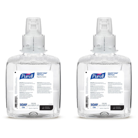 PURELL® CS6 Healthy Soap Mild Foam - Fresh Fruit Scent - Dirt Remover & Germ Killer - Skin Care Dispensers Refills