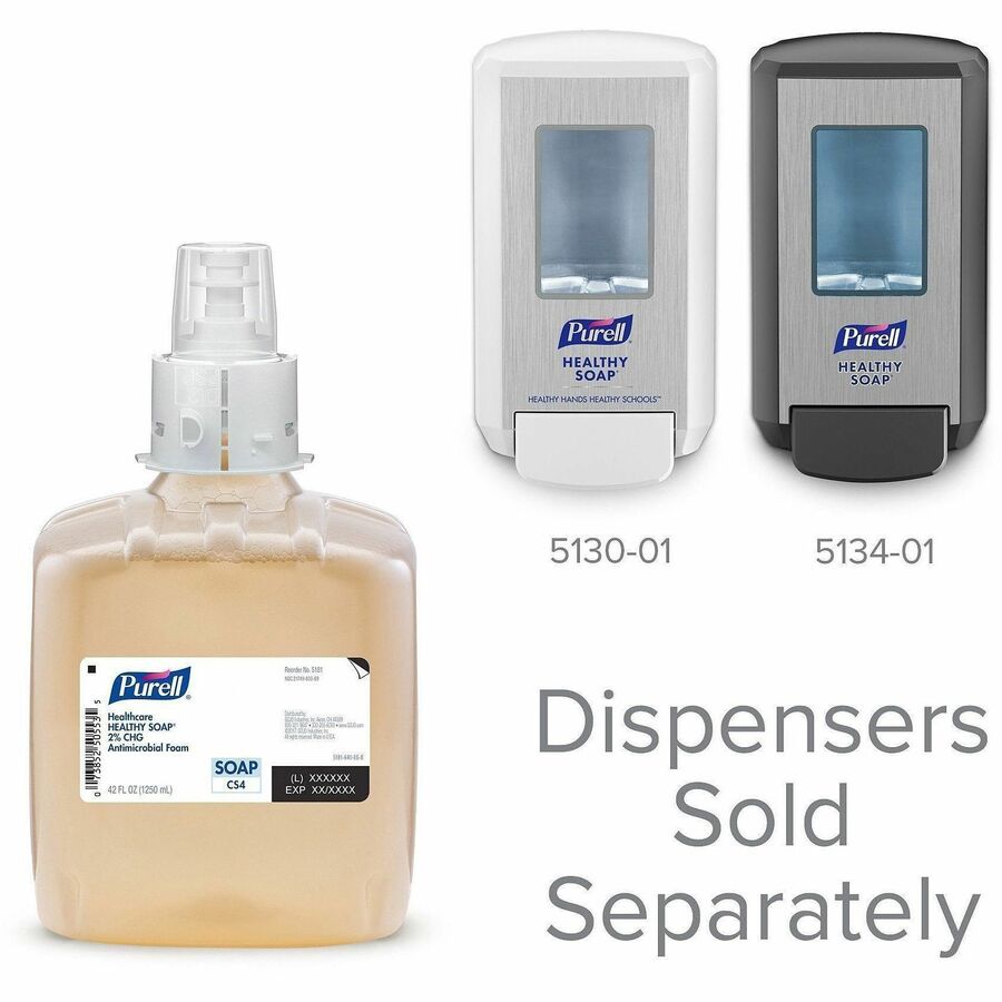 PURELL&reg; CS4 Healthcare Foam Handwash 2% CHG Antimicrobial Foam Refill - Alternate-Image6