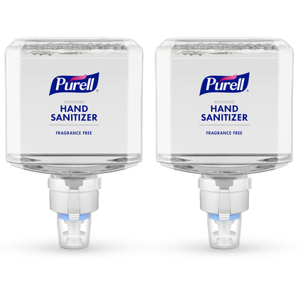 PURELL® Advanced Hand Sanitizer Foam Refill - Clean Scent - 1.27 quart - Kill Germs - Hand, Healthcare, Skin - Fragrance-free, Dye-free, Hygienic, Refillable - 2 / Carton