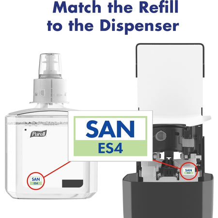 PURELL® Advanced Hand Sanitizer Foam Refill - 1.27 Quart - Kills Germs Efficiently - Skin Care Dispensers & Refills