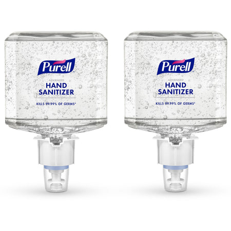 PURELL® Advanced Hand Sanitizer Gel Refill - Citrus, Fruity Scent - 1.27 quart - Kill Germs - Hand, Skin - Clear - Dye-free, Hygienic - 2 / Carton
