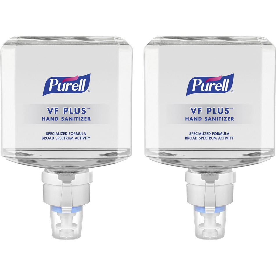 PURELL® VF PLUS Hand Sanitizer Gel Refill - 1.27 quart - Pump Dispenser - Kill Germs, Bacteria Remover - Restaurant, Cruise Ship, Hand - Quick Drying, Fragrance-free, Hygienic, Dye-free - 2 / Carton
