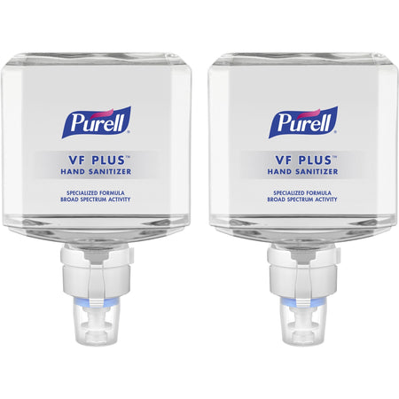 PURELL® VF PLUS Hand Sanitizer Gel Refill - 1.27 quart - Kill Germs, Bacteria Remover - Restaurant, Cruise Ship, Hand - Quick Drying, Fragrance-free, Dye-free, Hygienic - 2 / Carton