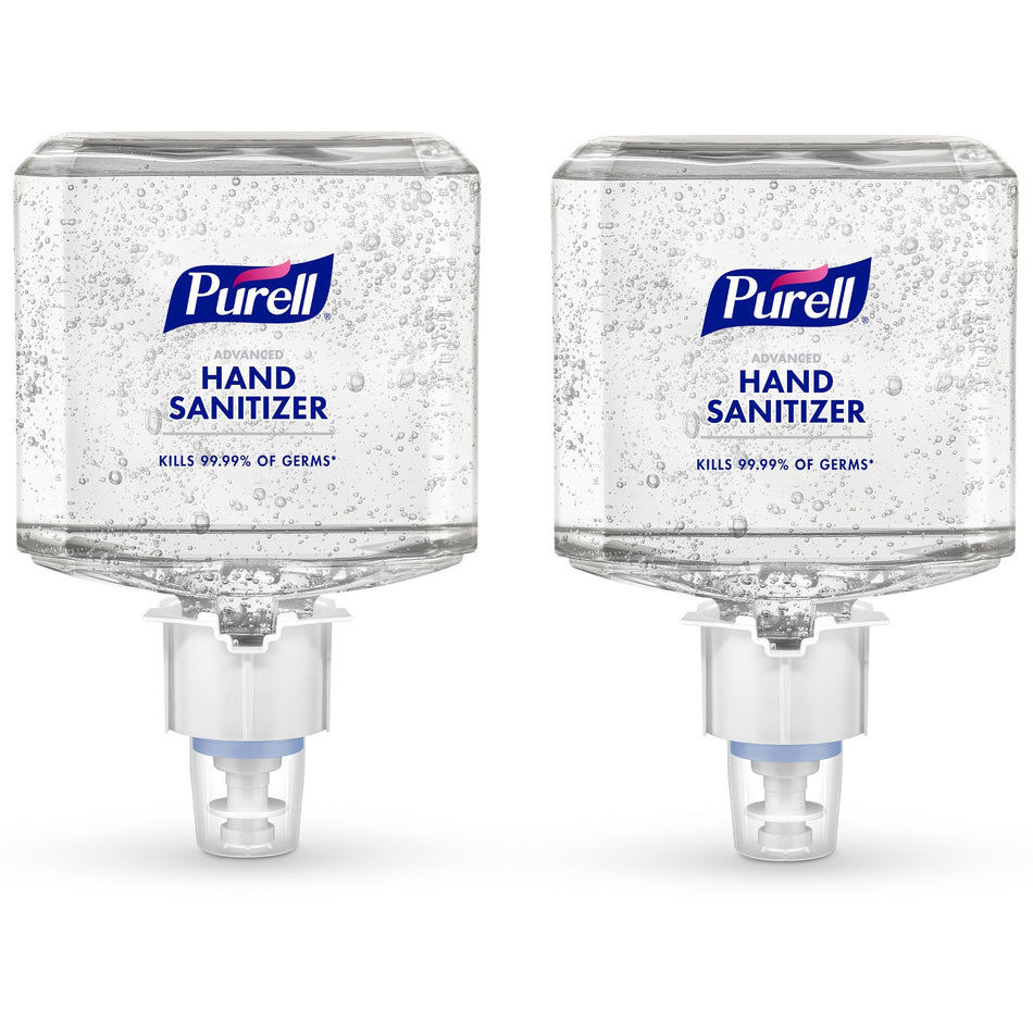 PURELL® Advanced Hand Sanitizer Gel Refill - 1.27 quart - Bacteria Remover, Kill Germs - Hand - Dye-free, Hygienic - 2 / Carton