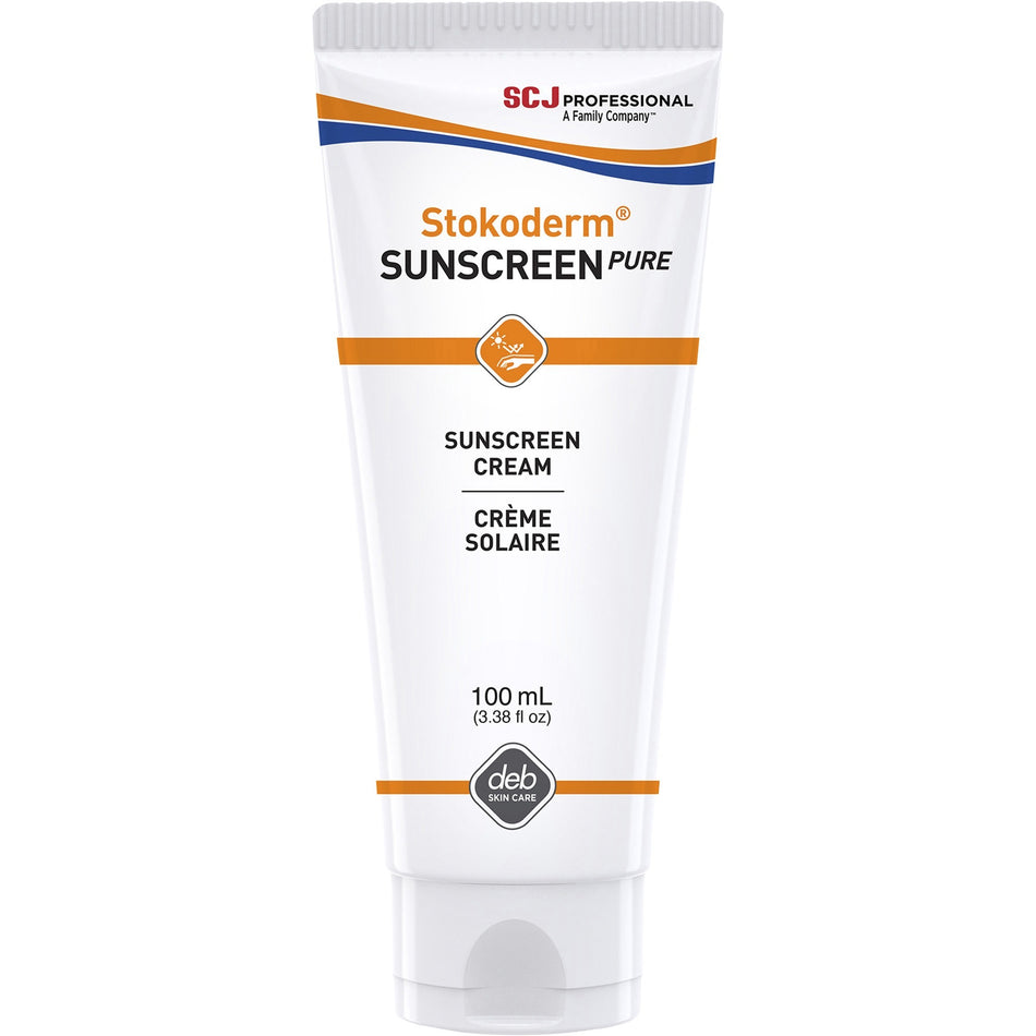 SC Johnson Stokoderm UV Skin Protection Cream - Cream - 3.38 fl oz - Tube - SPF 30 - Skin - UV Resistant, Water Resistant, Perfume-free, Non Allergic, Non-irritating, Non-greasy, UVA Protection, UVB Protection Tube - 1 Each