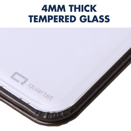 Quartet Portable Glass Dry-Erase Pad - Compact Desktop Magnetic Whiteboard - Dry Erase Boards